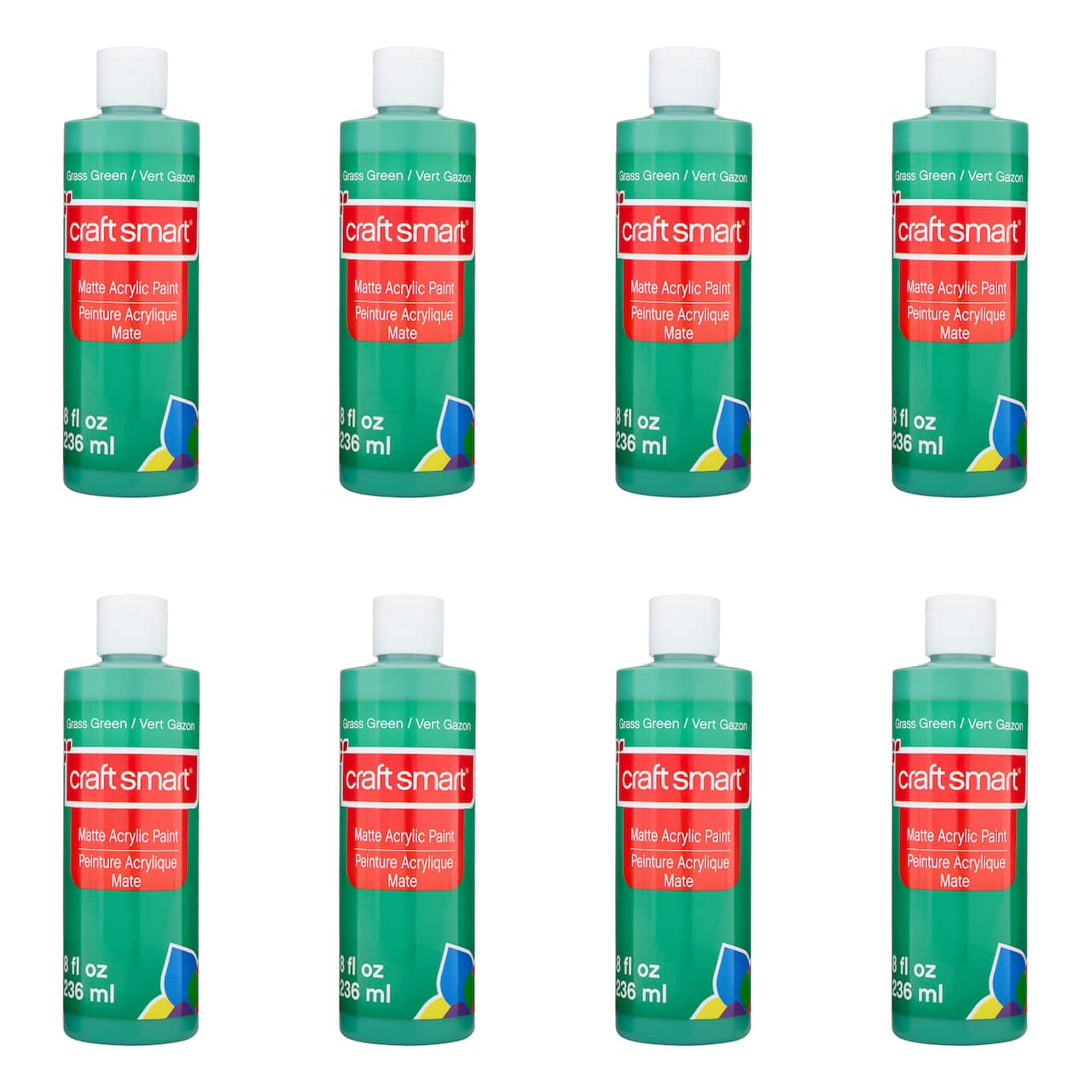 8 Pack: 8oz. Acrylic Paint by Craft Smart®